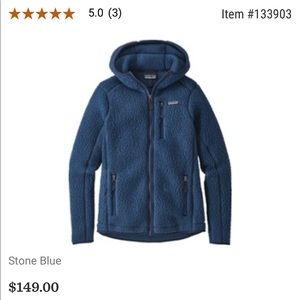 Patagonia retro pile fleece hoodie